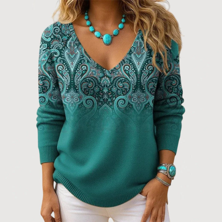 ALTHEA – V-NECK TOP