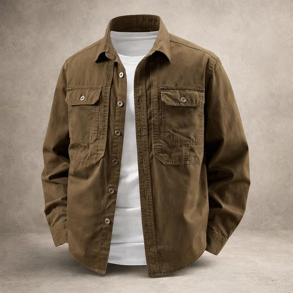 Jamie Classic Workwear Shirt Jacket