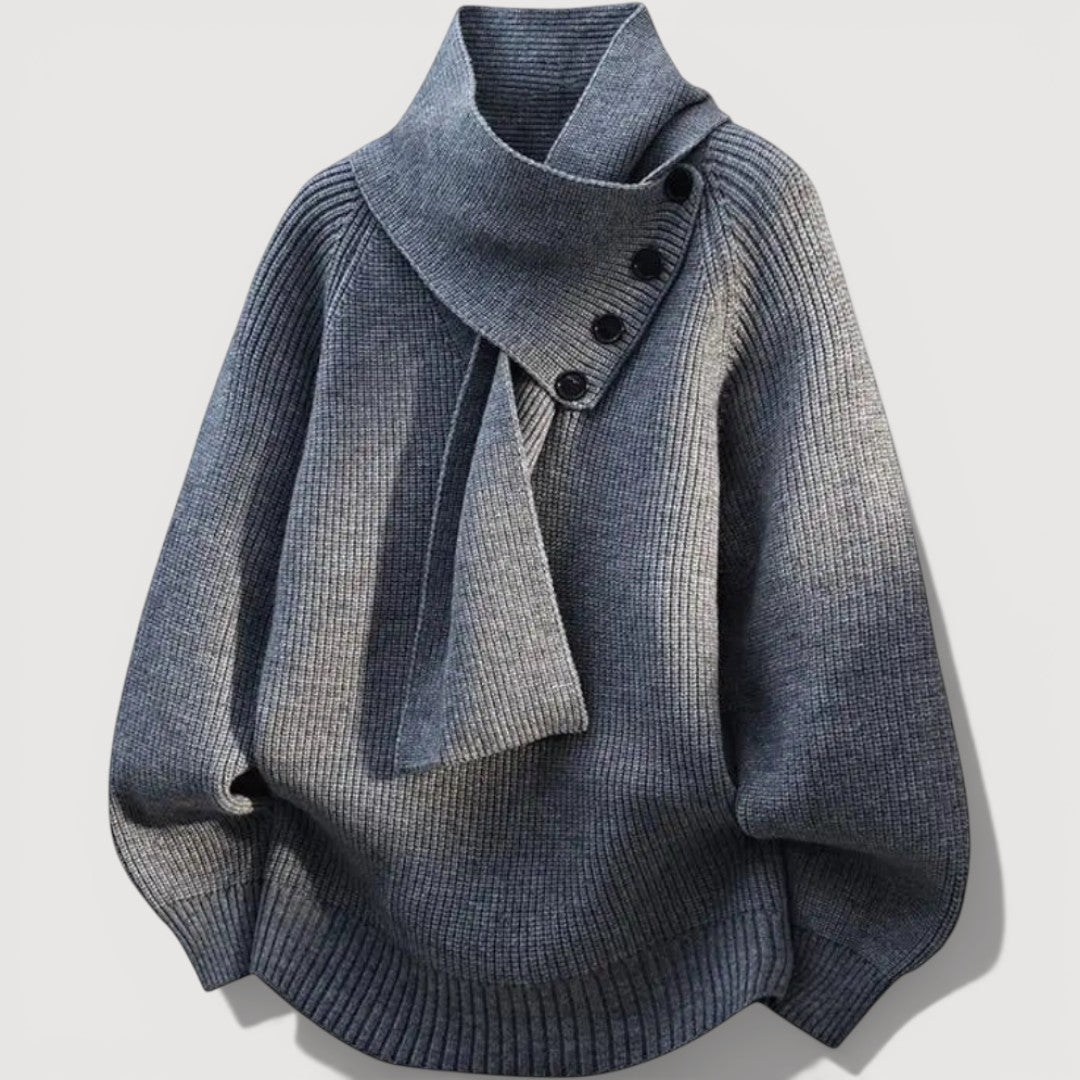 GINA – SHAWL COLLAR JUMPER