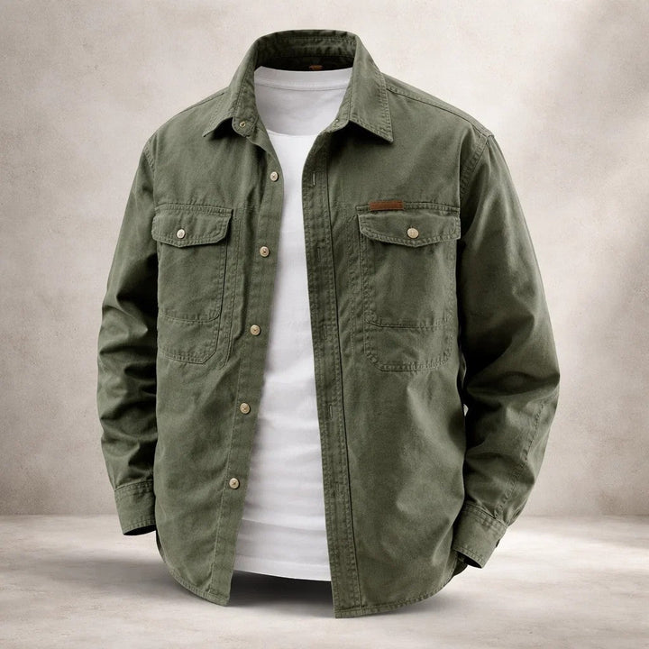 Jamie Classic Workwear Shirt Jacket