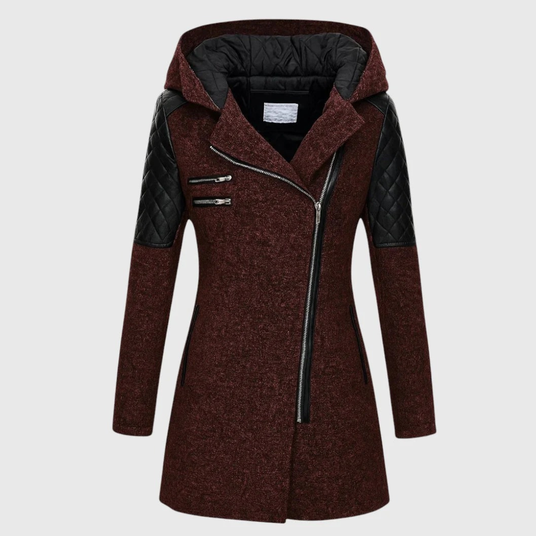 DANICA – QUILTED ZIP COAT