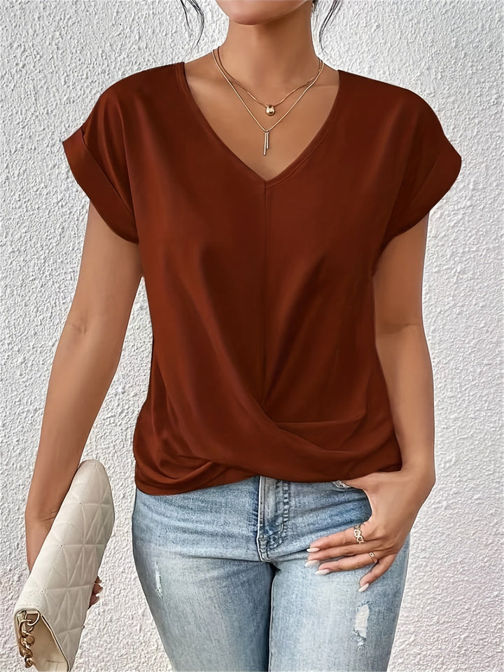 P&C Newcastle | Comfortable T-shirt with Elegant Neckline (TEMPORARILY 1+1 FREE!)