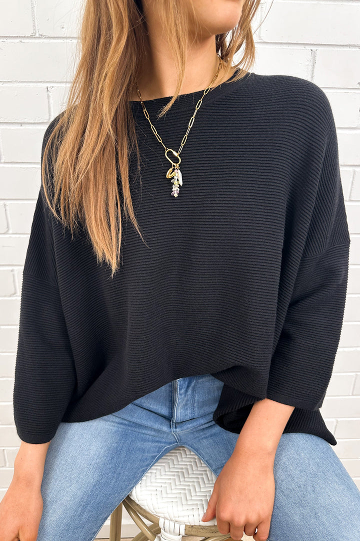Rosalie Ribbed Knit Top