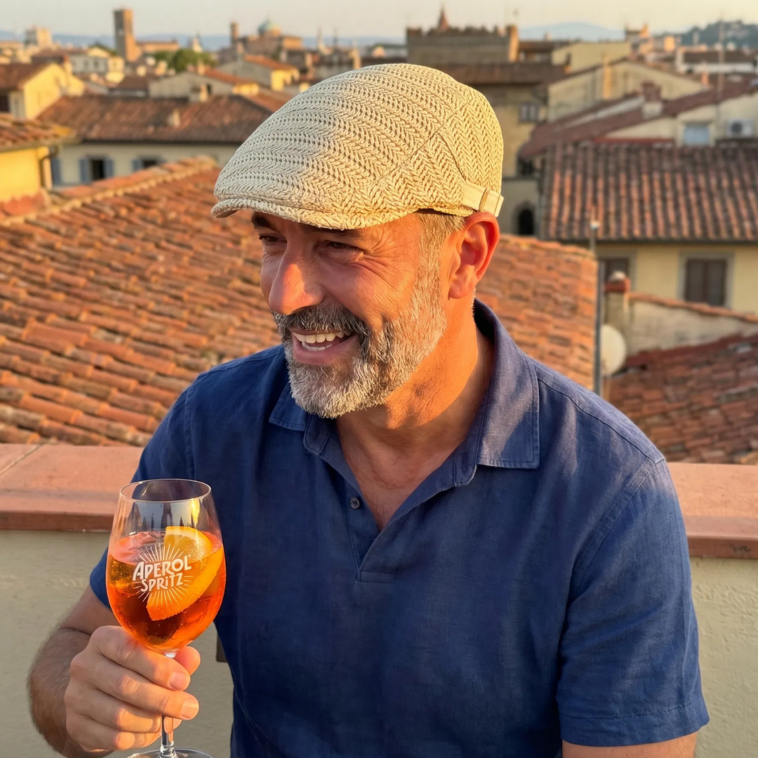 Giovanni | Summer Flat Cap Made of Straw