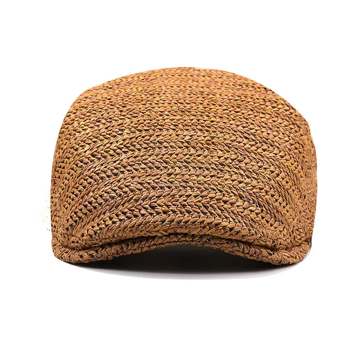 Giovanni | Summer Flat Cap Made of Straw
