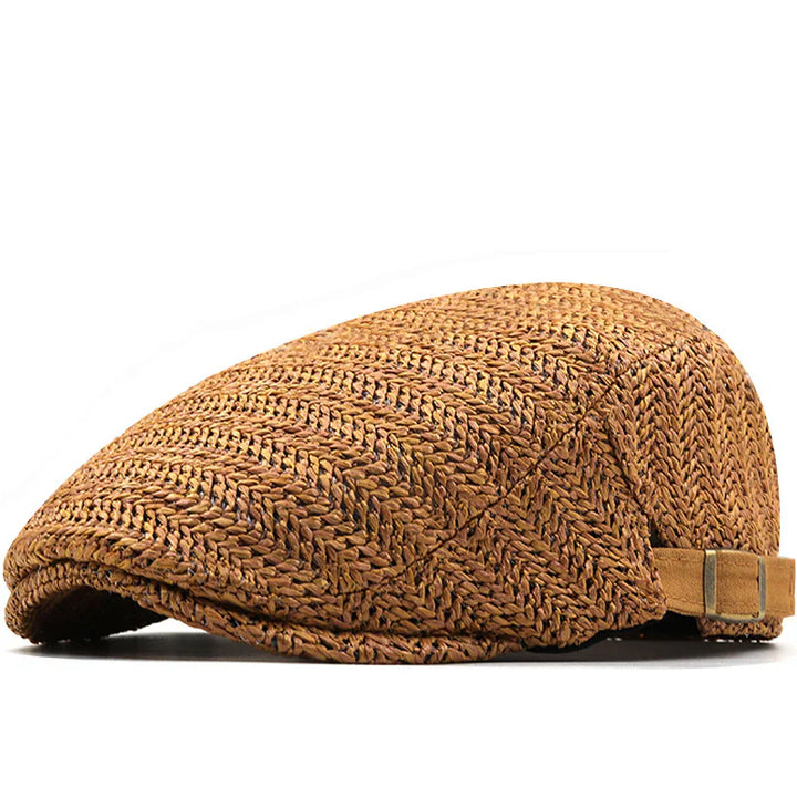 Giovanni | Summer Flat Cap Made of Straw