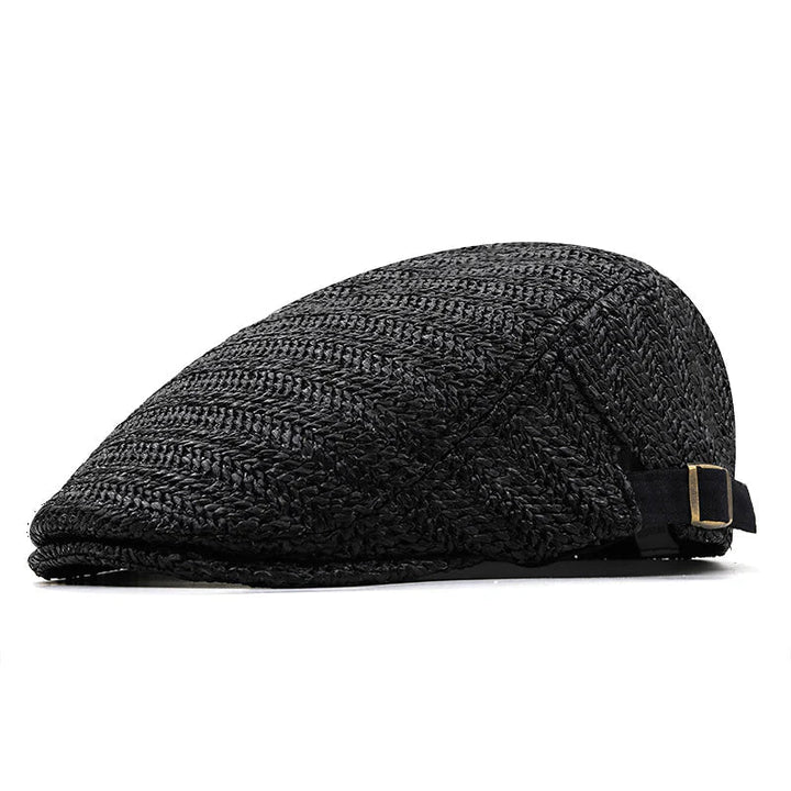 Giovanni | Summer Flat Cap Made of Straw