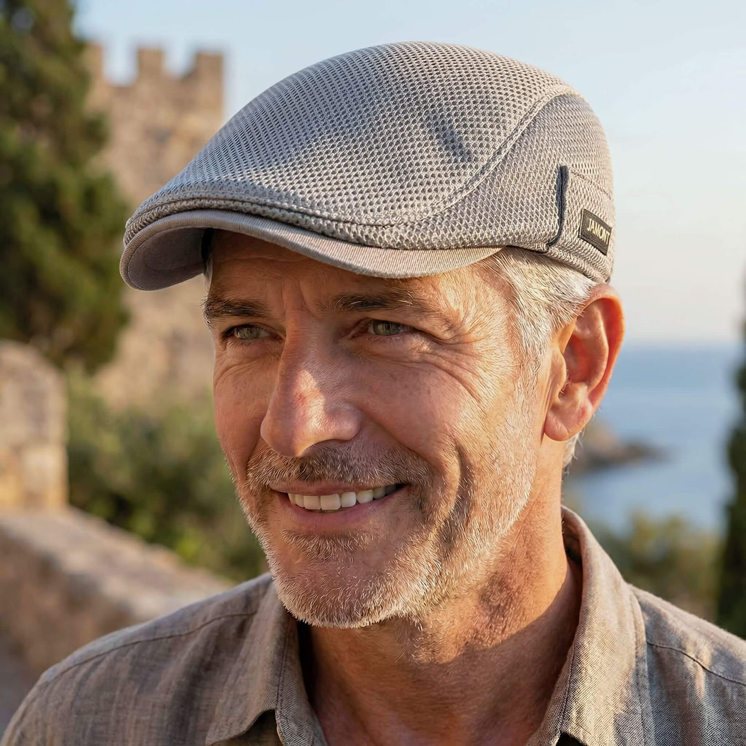 MeshCap | Casual flat cap for men
