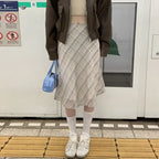 MORIAH™ – Classic Plaid Midi Skirt