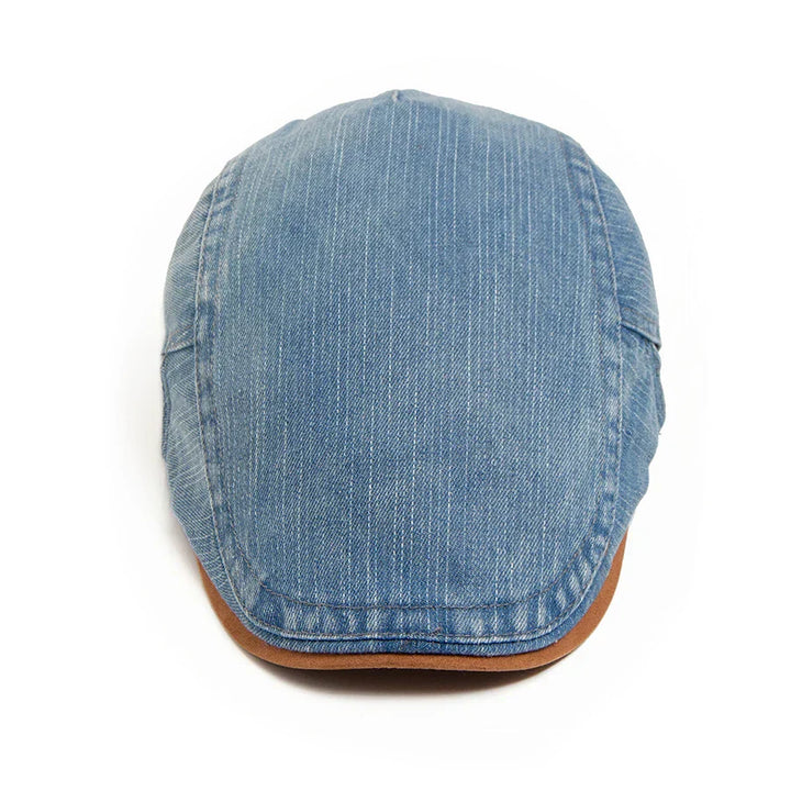 Fedor | Premium Denim Flat Cap – Timeless Style & Comfort for Every Day.