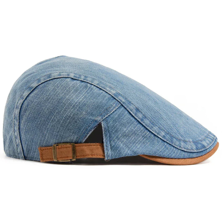 Fedor | Premium Denim Flat Cap – Timeless Style & Comfort for Every Day.