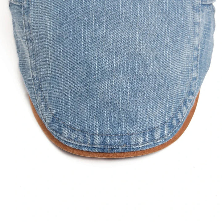 Fedor | Premium Denim Flat Cap – Timeless Style & Comfort for Every Day.